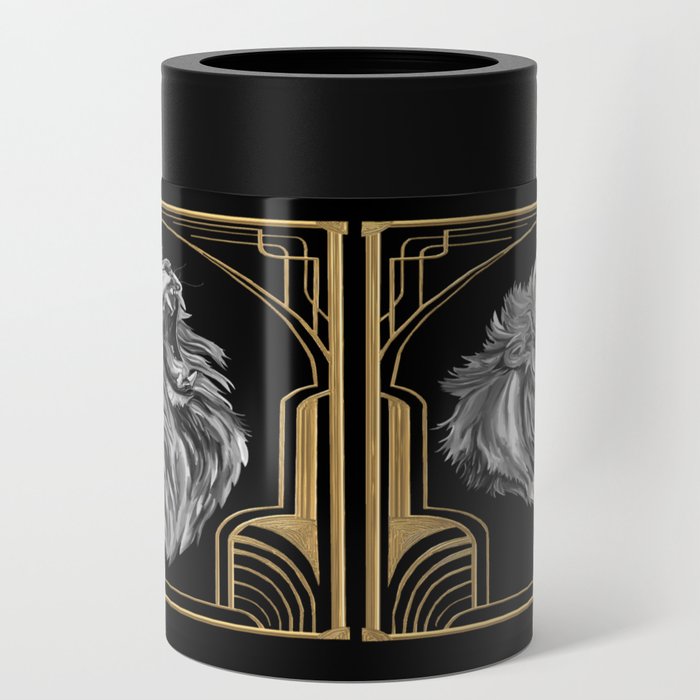 Deco Art 20's Roaring Lion Can Cooler