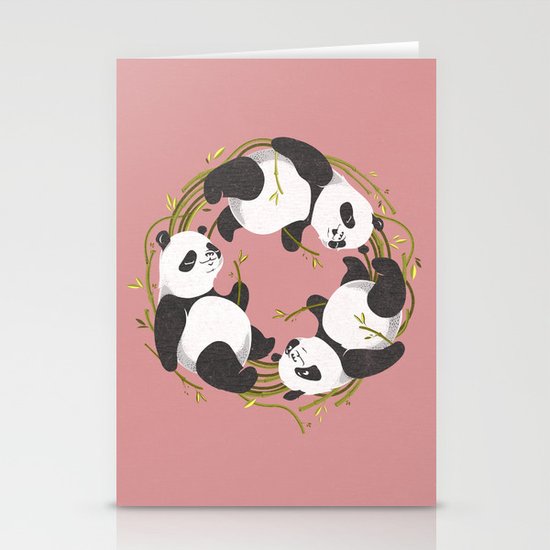 Panda dreams Stationery Cards