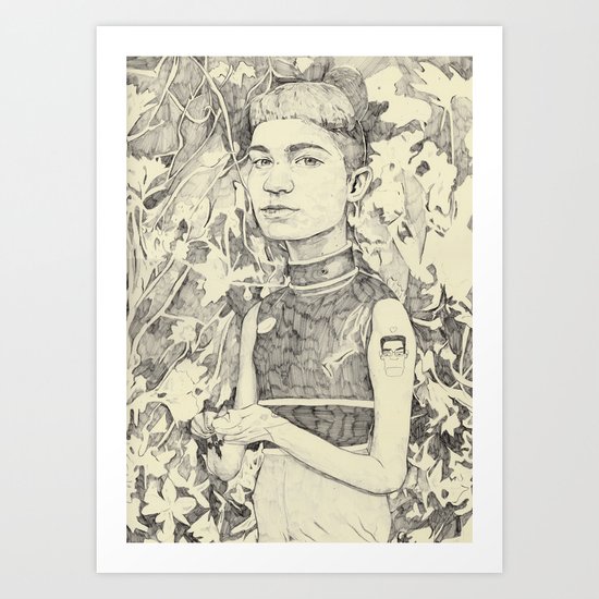 grimes Art Print