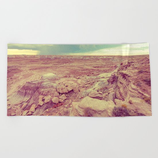 Desert Rain Beach Towel