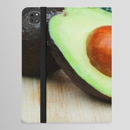 Mexico Photography - An Avocado Laying On The Table iPad Folio Case