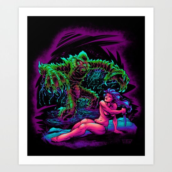 THE GILLMAN Art Print