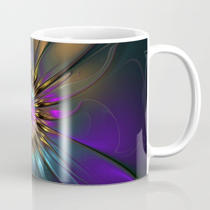 Fantasy Flower Fractal Coffee Mug
