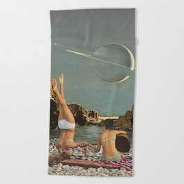 Serenade to Saturn Beach Towel