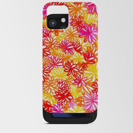 Floral Fields- Warm Colors  iPhone Card Case