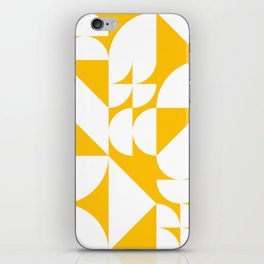 Geometrical modern classic shapes composition 12 iPhone Skin