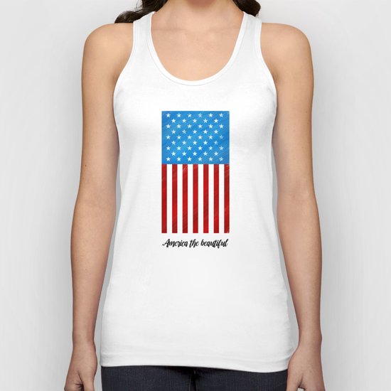 America the Beautiful Unisex Tank Top