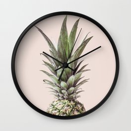 Pineapple Photography Tropical Art Wall Clock