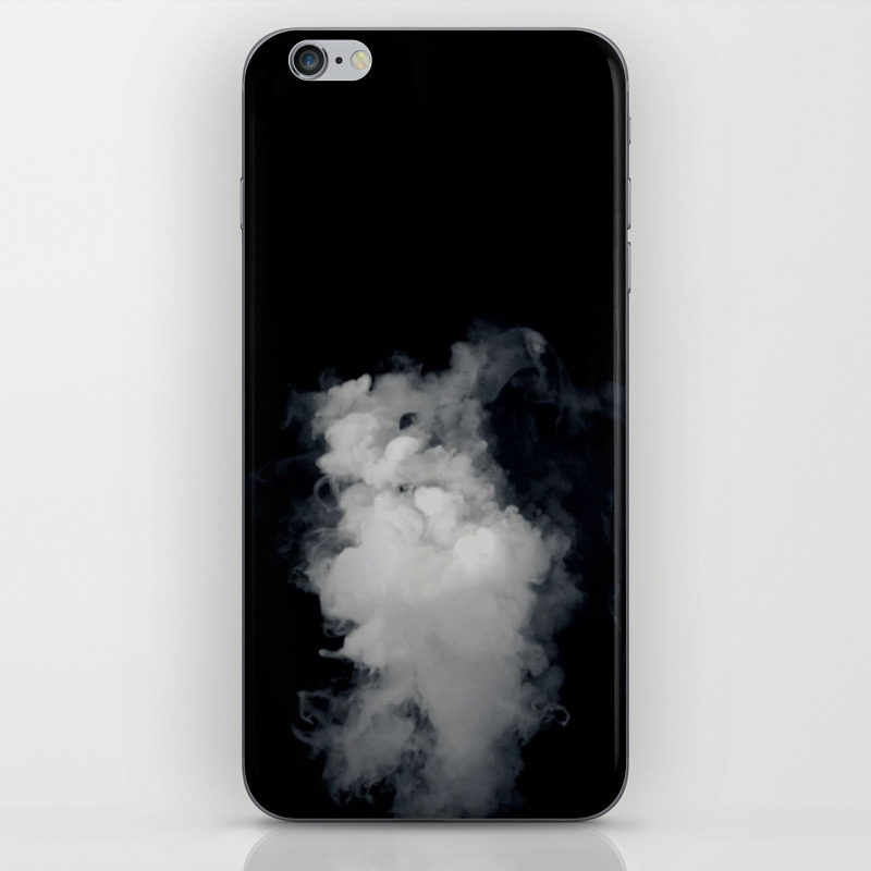 Smoke In The Dark Aesthetic Iphone Skin By Dvrk Merch Society6