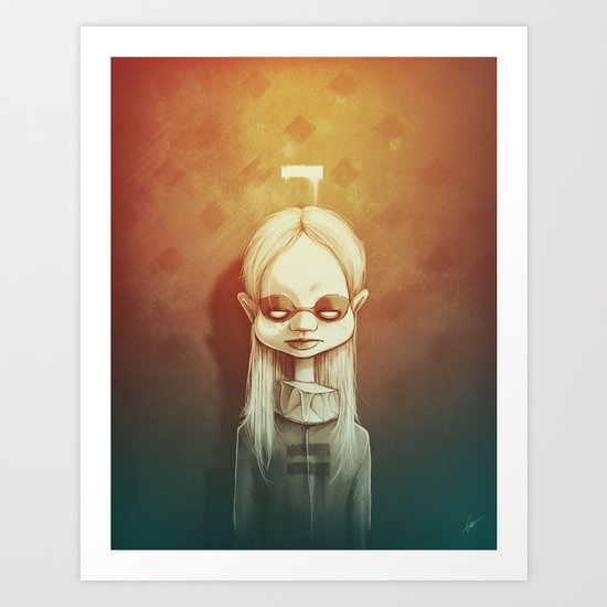 Girl Art Print