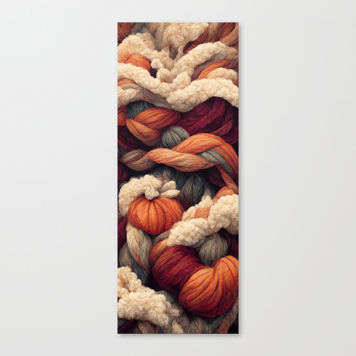 Cozy Up - Warm Fabric and Wool for Snuggling Canvas Print