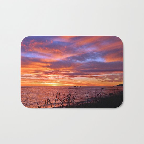 First Light at Sea Bath Mat