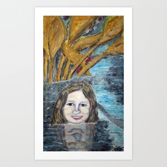WATER FAIRY Art Print