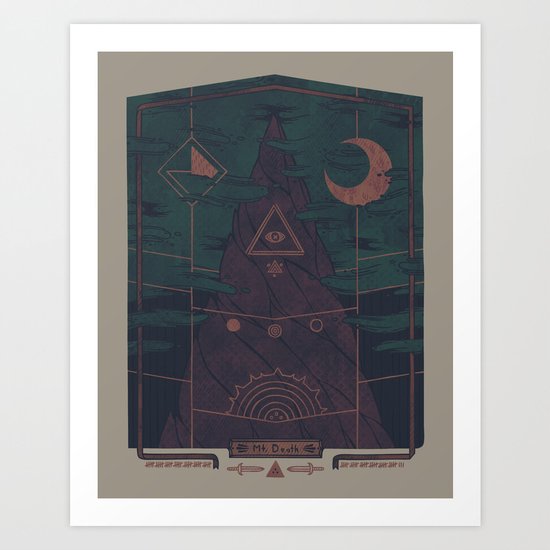 Mount Death Art Print