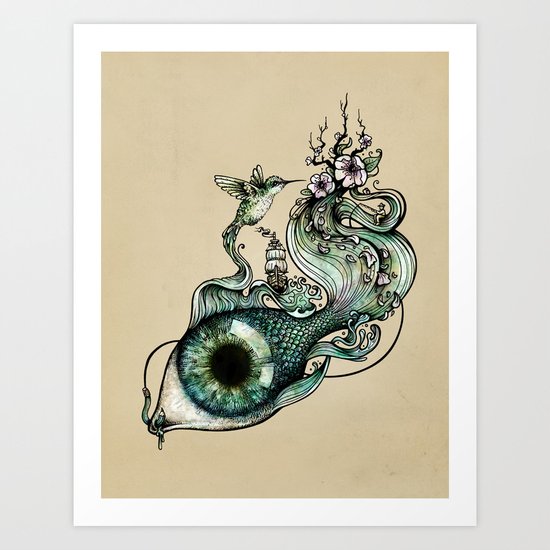 Flowing Inspiration Art Print