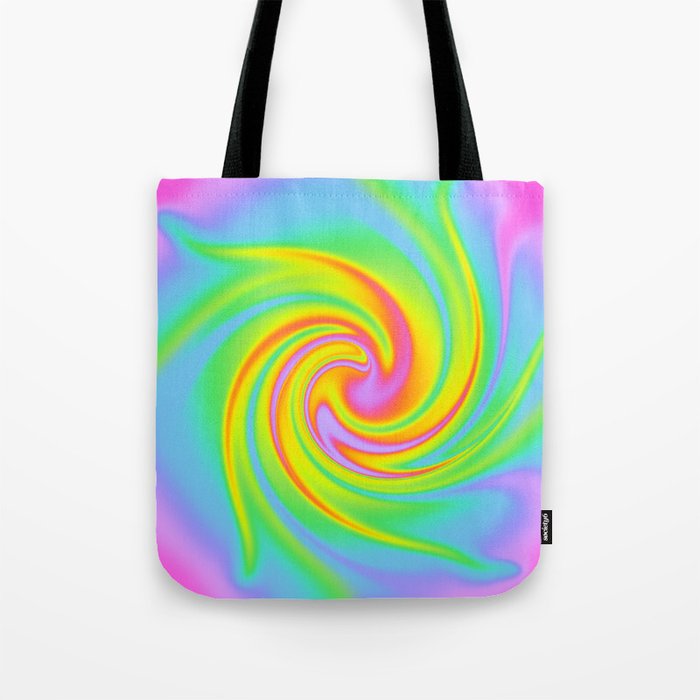 Rainbow Swirl Tote Bag by Kelsey Lovelle | Society6