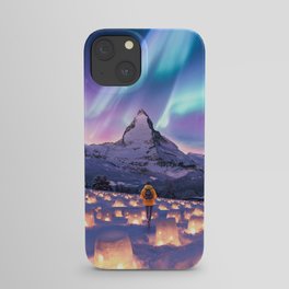 Snow Lanterns iPhone Case