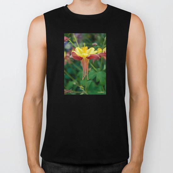 Floating Flower Biker Tank
