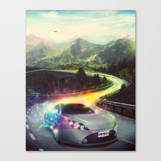 Superhighway Canvas Print