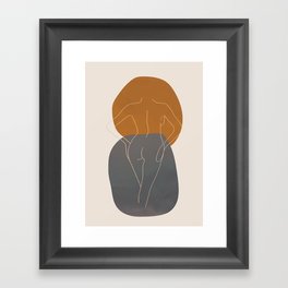 Line Female Figure 82 Framed Art Print