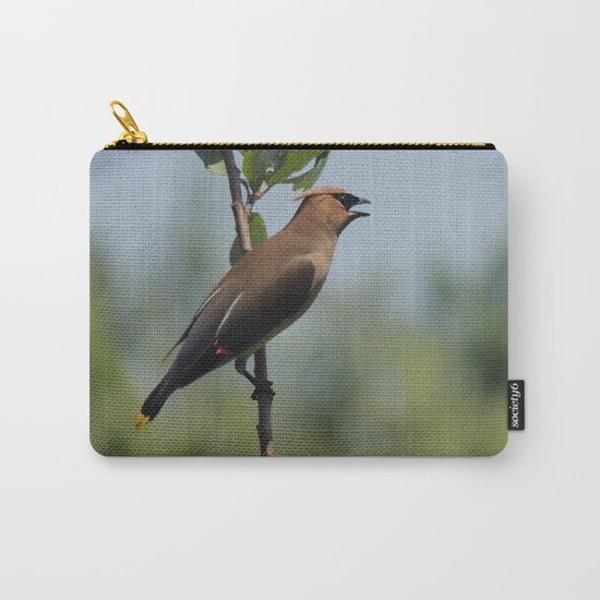 Cedar Waxwing at Hillsboro Pond Carry-All Pouch