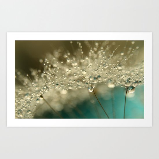 Smokey Blue Art Print