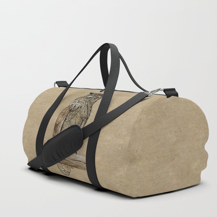 Paper Bag Owl Duffle Bag