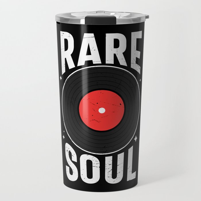 Rare Soul Retro Vinyl Record Travel Mug