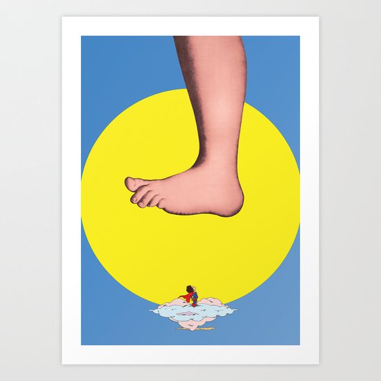 Over Shadowed. Art Print