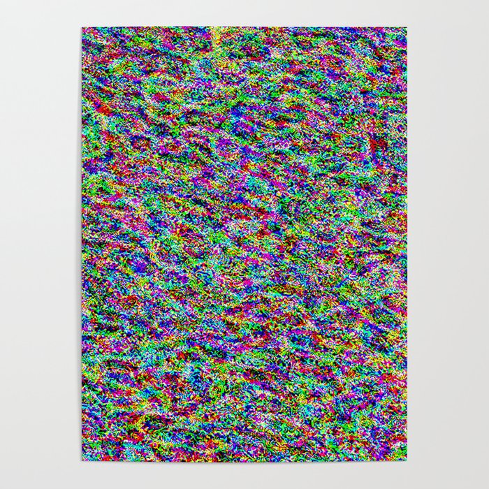 Rainbow Forest Abstract Design Poster