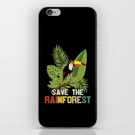 Save The Rainforest iPhone Skin