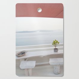 Santorini Zen Dream #8 #minimal #wall #decor #art #society6 Cutting Board