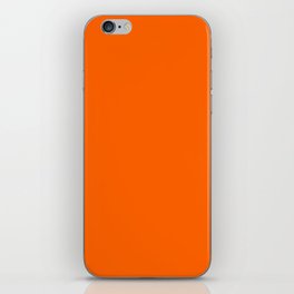 Vivid Orange iPhone Skin