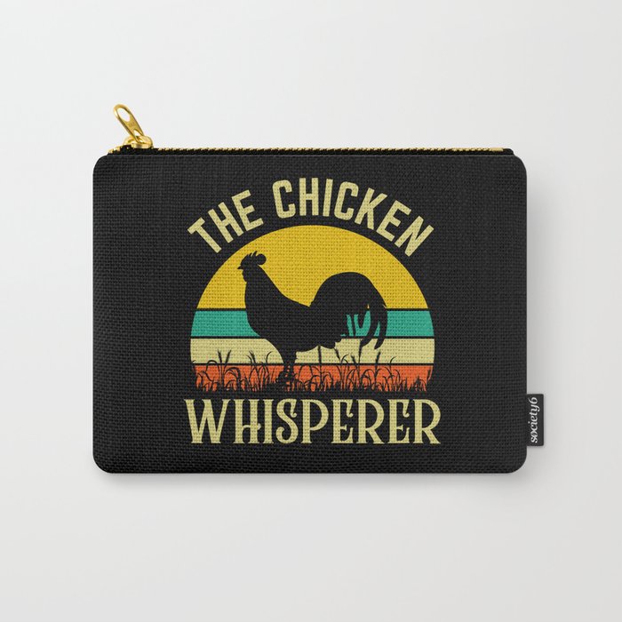 The Chicken Whisperer Funny Rooster Quote Carry-All Pouch
