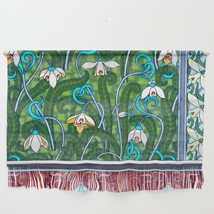 Art nouveau sales wall hanging