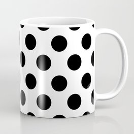 Black and White Medium Polka Dots Mug
