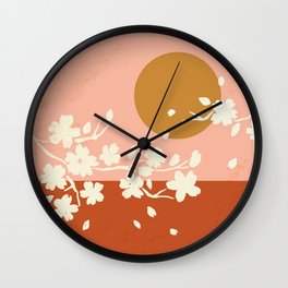 Sakura Blossom Bliss Wall Clock