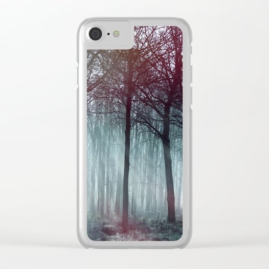 Mysterious Forest Clear iPhone Case