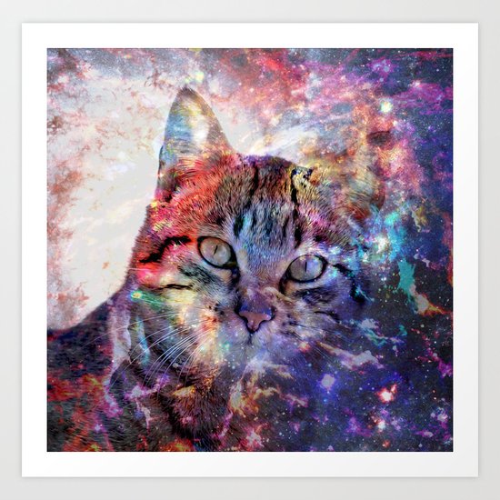 SpaceCat Art Print