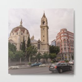 Spain Photography - Beautiful Buildings By El Retiro Park Metal Print | Landscape, Bilbaos, Beautiful, Barcelona, Valencia, Travel, Galicia, Malaga, Photo, Nature 