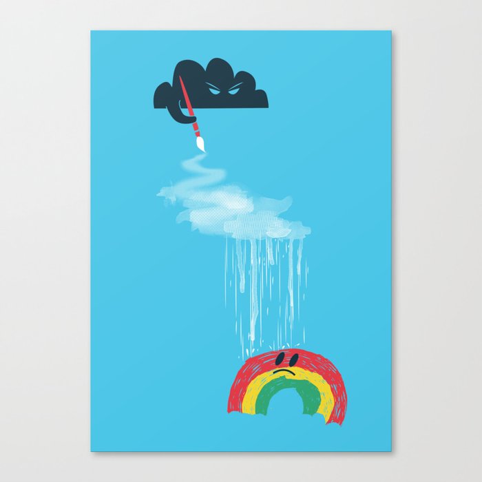 Rain Rain Go Away Canvas Print