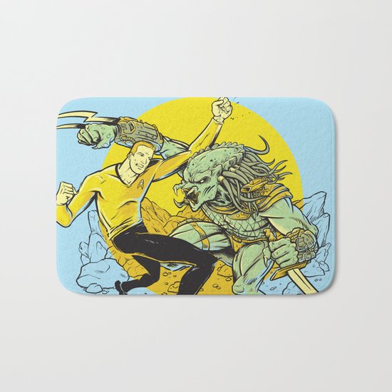 BattleKirk Predactica Bath Mat