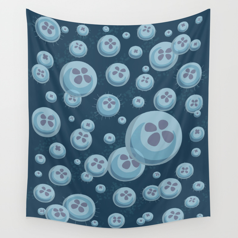 Ponyo Jellyfish Pattern Wall Tapestry By Laurafrere Society6