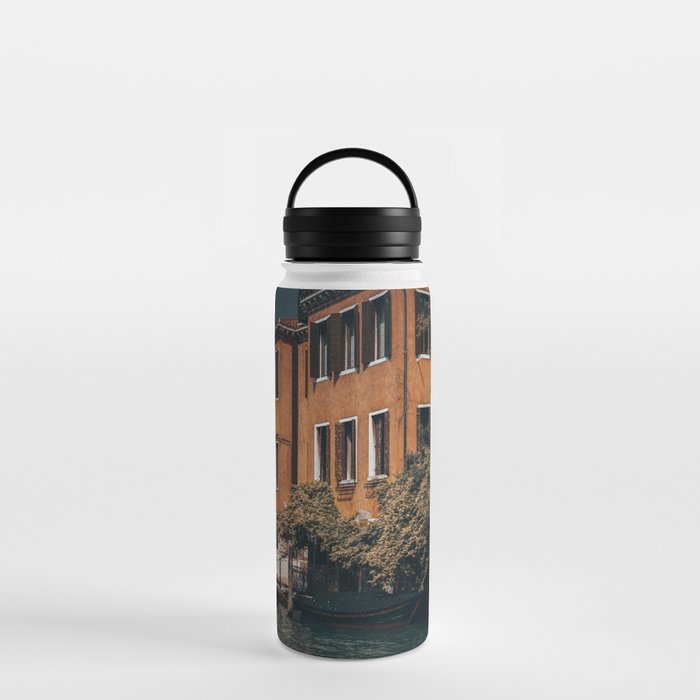 Venice Italy with gondola boats surrounded by beautiful architecture along the grand canal Water Bottle