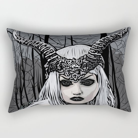 Wild witch Rectangular Pillow