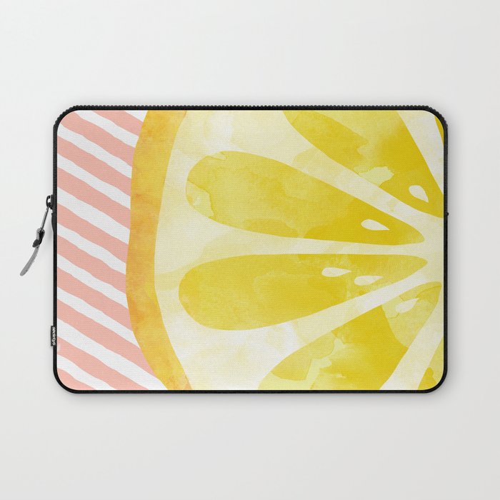 Lemon Abstract Laptop Sleeve
