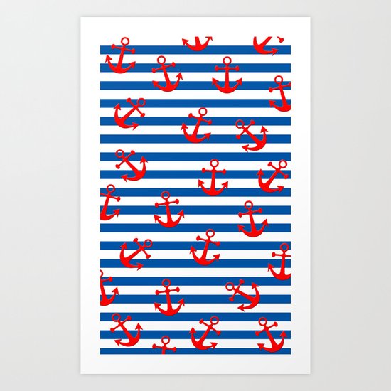 Anchors Aweigh! Art Print