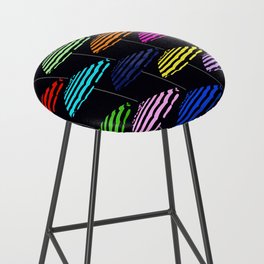 Beach Umbrella Color Blast Bar Stool