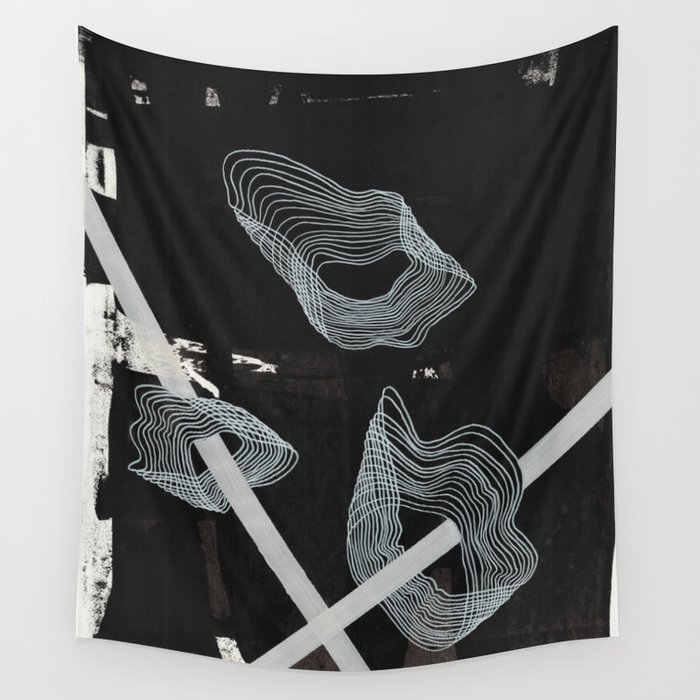 Black Hole Medusa Wall Tapestry