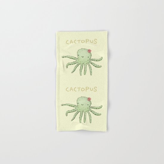 Cactopus Hand & Bath Towel